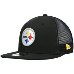 Pittsburgh Steelers New Era Shade Trucker 9FIFTY Snapback Hat Black - NFL
