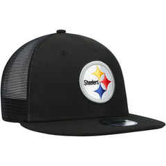 Pittsburgh Steelers New Era Shade Trucker 9FIFTY Snapback Hat Black - NFL
