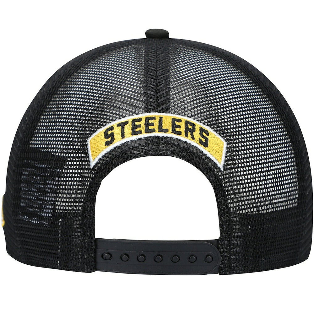Pittsburgh Steelers New Era Shade Trucker 9FIFTY Snapback Hat Black - NFL