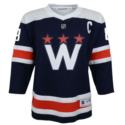 Alexander Ovechkin Washington Capitals Youth 2020/21 Alternate Replica Player Jersey - Navy | NHL Jerseys