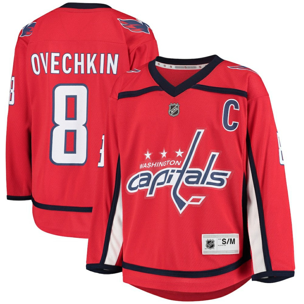 Alexander Ovechkin Washington Capitals Youth Home Replica Player Jersey - Red | NHL Jerseys