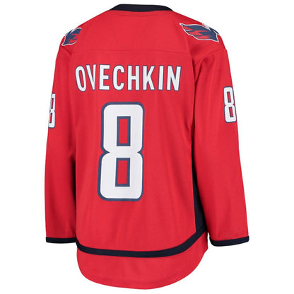 Alexander Ovechkin Washington Capitals Youth Home Replica Player Jersey - Red | NHL Jerseys