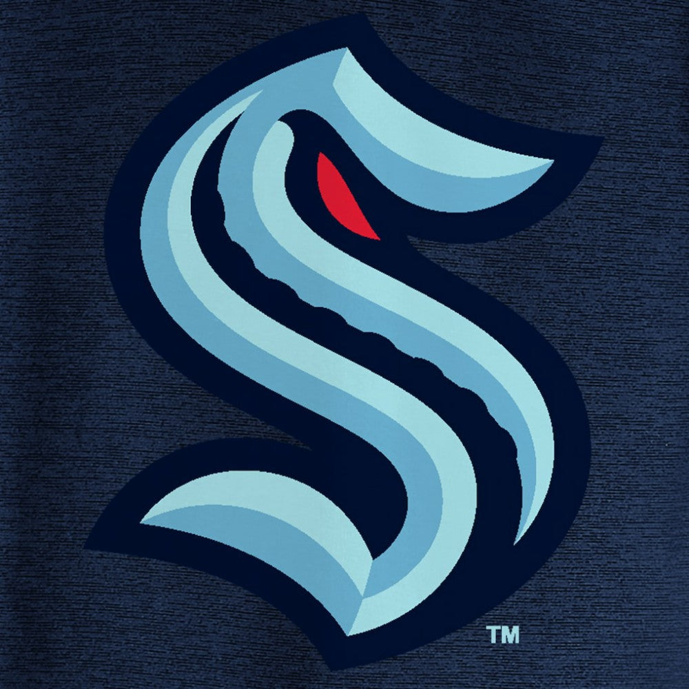 Seattle Kraken Fanatics Primary Logo Quarter-Zip Pullover Fleece Jacket Navy