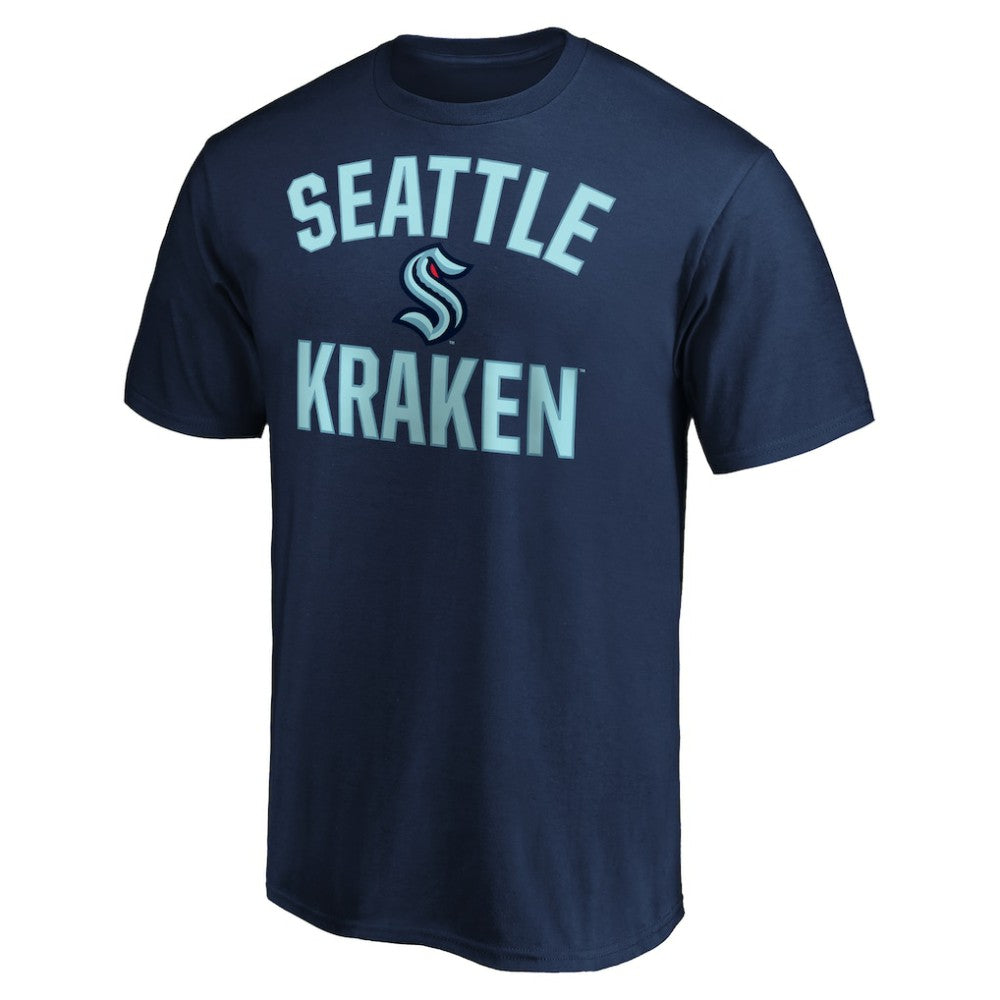 Seattle Kraken Fanatics Victory Arch T-Shirt Navy