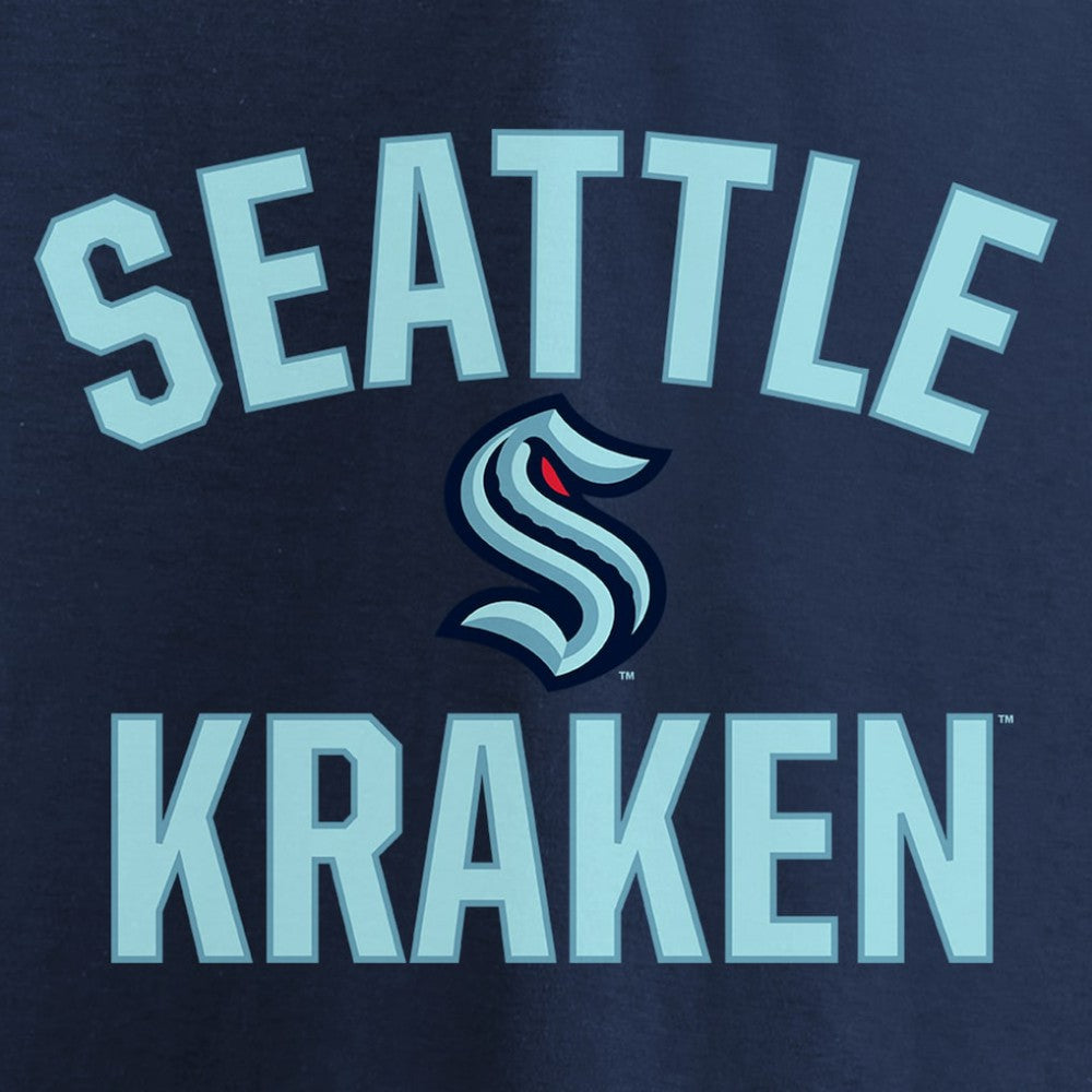 Seattle Kraken Fanatics Victory Arch T-Shirt Navy