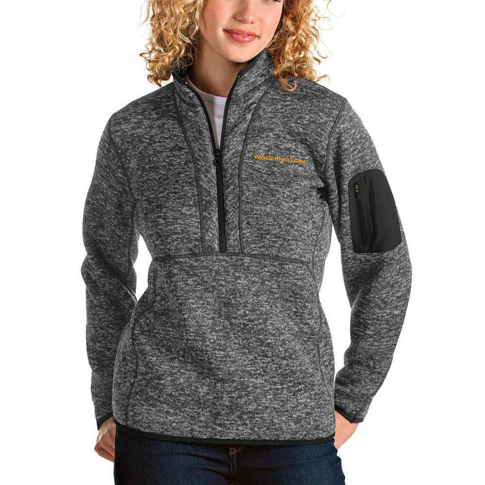 Washington Football Team Antigua Women's Fortune Quarter-Zip Pullover Jacket - NFL