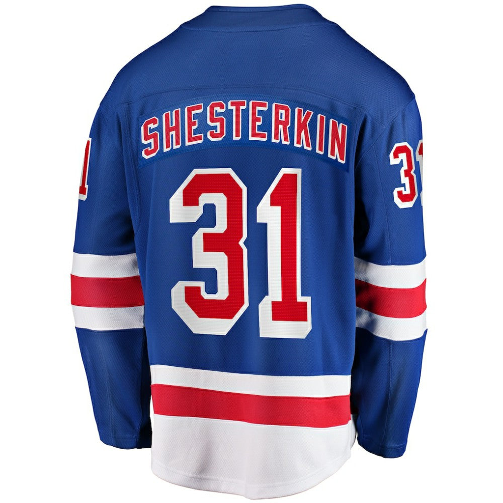 Igor Shesterkin New York Rangers Fanatics Home Breakaway Player Jersey Blue