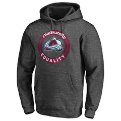 Colorado Avalanche - #WeSkateFor Pullover Hoodie Heather Gray