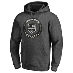 Los Angeles Kings - #WeSkateFor Pullover Hoodie Heather Gray