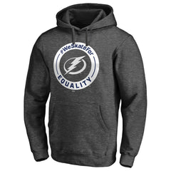 Tampa Bay Lightning - #WeSkateFor Pullover Hoodie Heather Gray