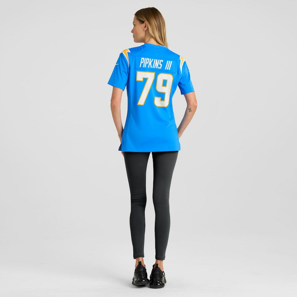 Trey Pipkins III Los Angeles Chargers Women's Game Jersey Powder Blue - Nike