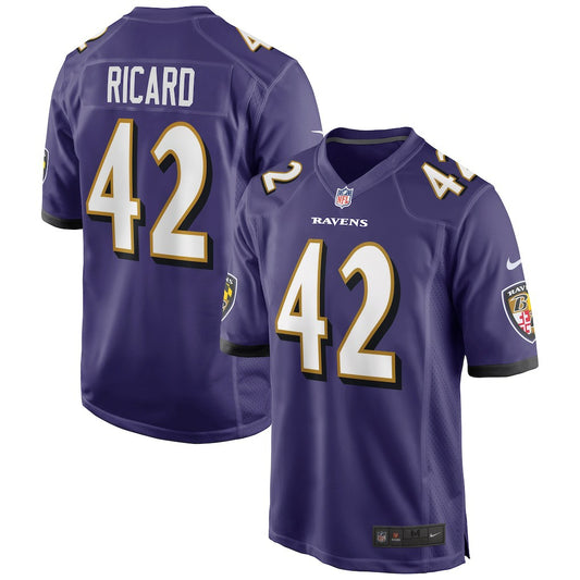 Patrick Ricard Baltimore Ravens Game Jersey - Purple | NFL Jerseys