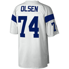 Merlin Olsen Los Angeles Rams Legacy Replica Jersey White - Mitchell & Ness