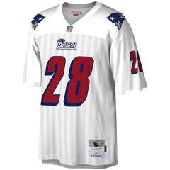 Curtis Martin New England Patriots Legacy Replica Jersey White - Mitchell & Ness