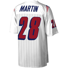 Curtis Martin New England Patriots Legacy Replica Jersey White - Mitchell & Ness