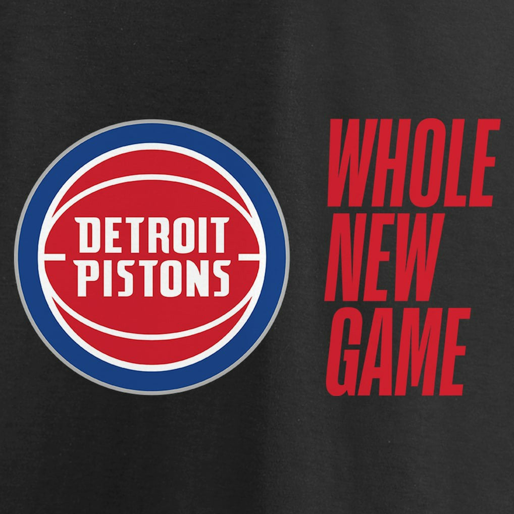 NBA - Detroit Pistons Whole New Game Team T-Shirt - Black