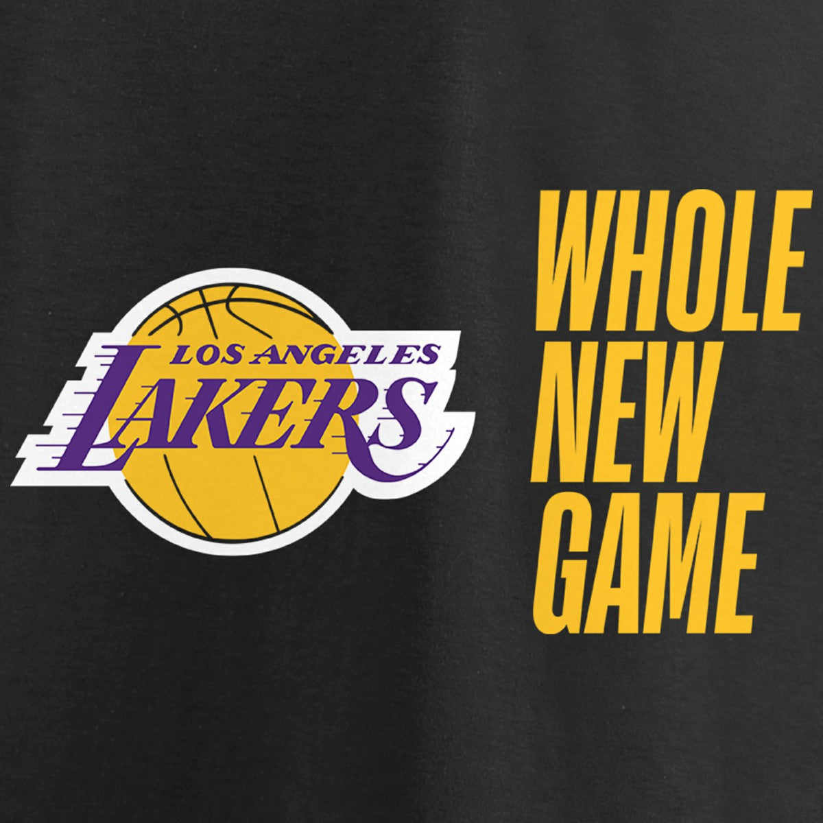 NBA - Los Angeles Lakers Whole New Game Team T-Shirt - Black