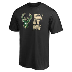 NBA - Milwaukee Bucks Whole New Game Team T-Shirt - Black
