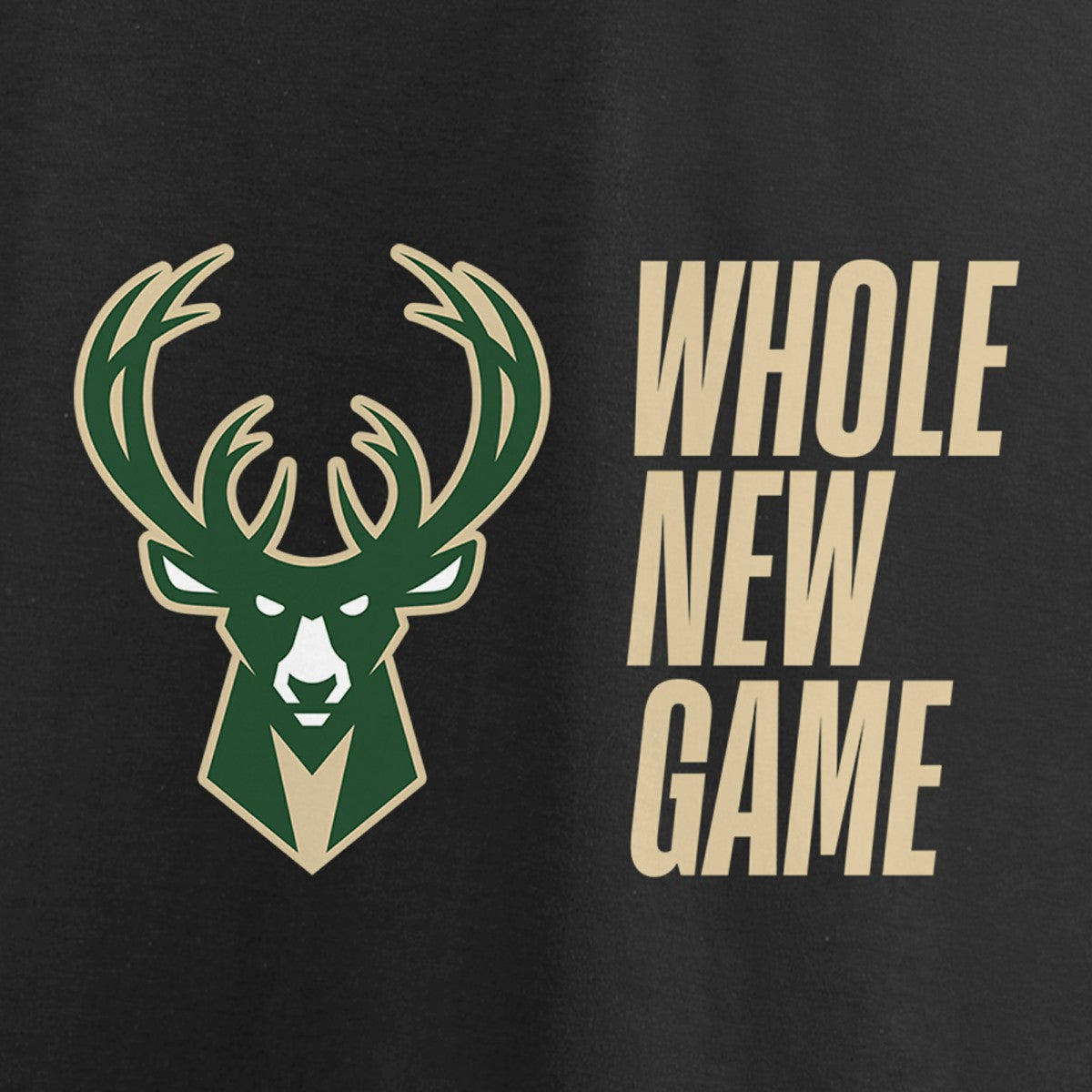NBA - Milwaukee Bucks Whole New Game Team T-Shirt - Black