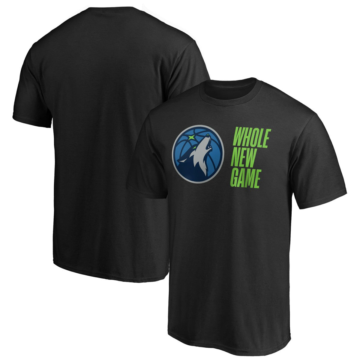 NBA - Minnesota Timberwolves Whole New Game Team T-Shirt - Black