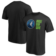 NBA - Minnesota Timberwolves Whole New Game Team T-Shirt - Black