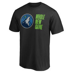 NBA - Minnesota Timberwolves Whole New Game Team T-Shirt - Black