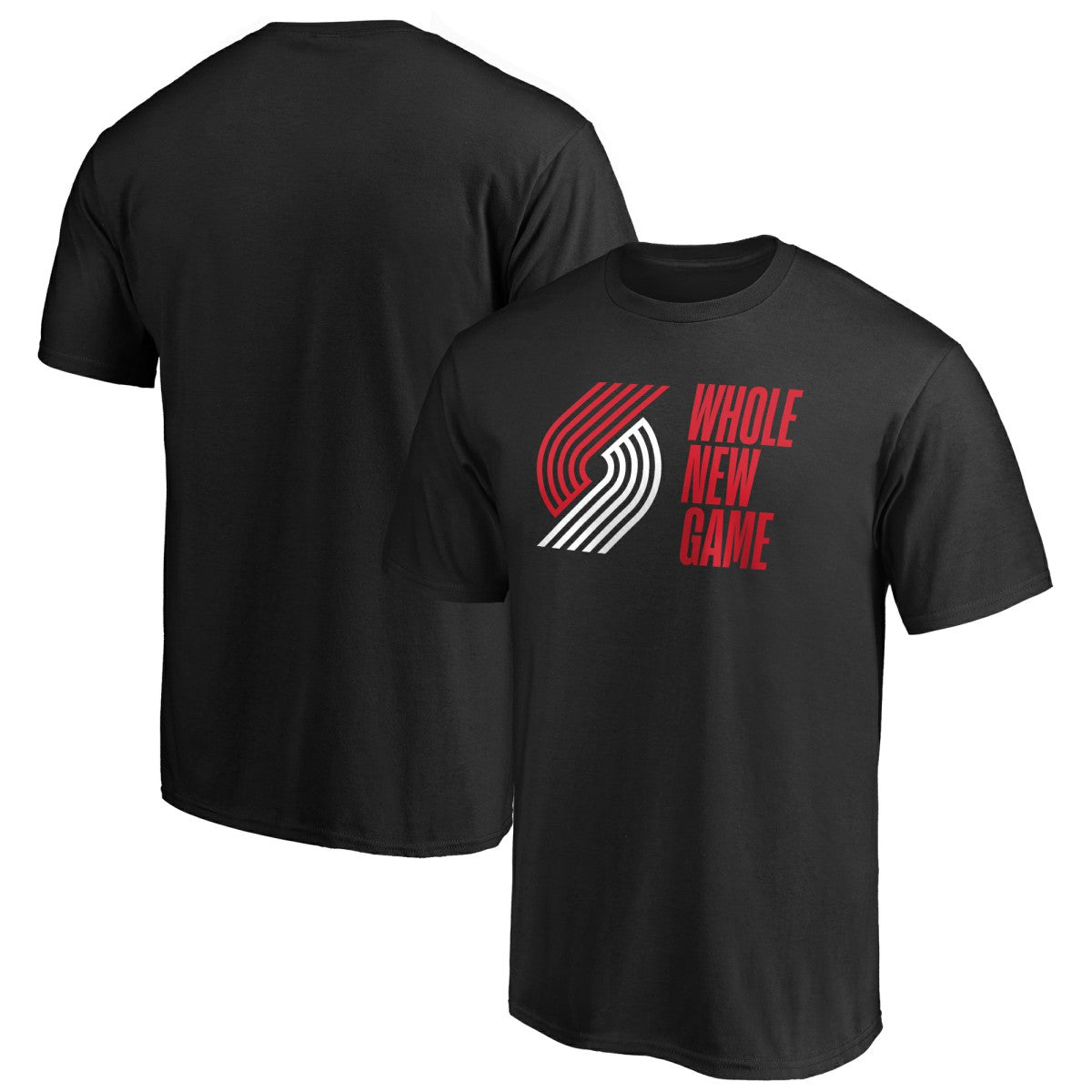 NBA - Portland Trail Blazers Whole New Game Team T-Shirt - Black