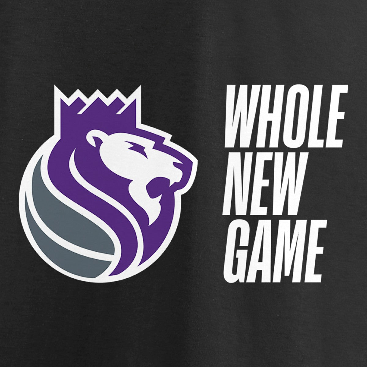 NBA - Sacramento Kings Whole New Game Team T-Shirt - Black