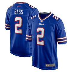 Tyler Bass Buffalo Bills Game Player Jersey Royal - Nike