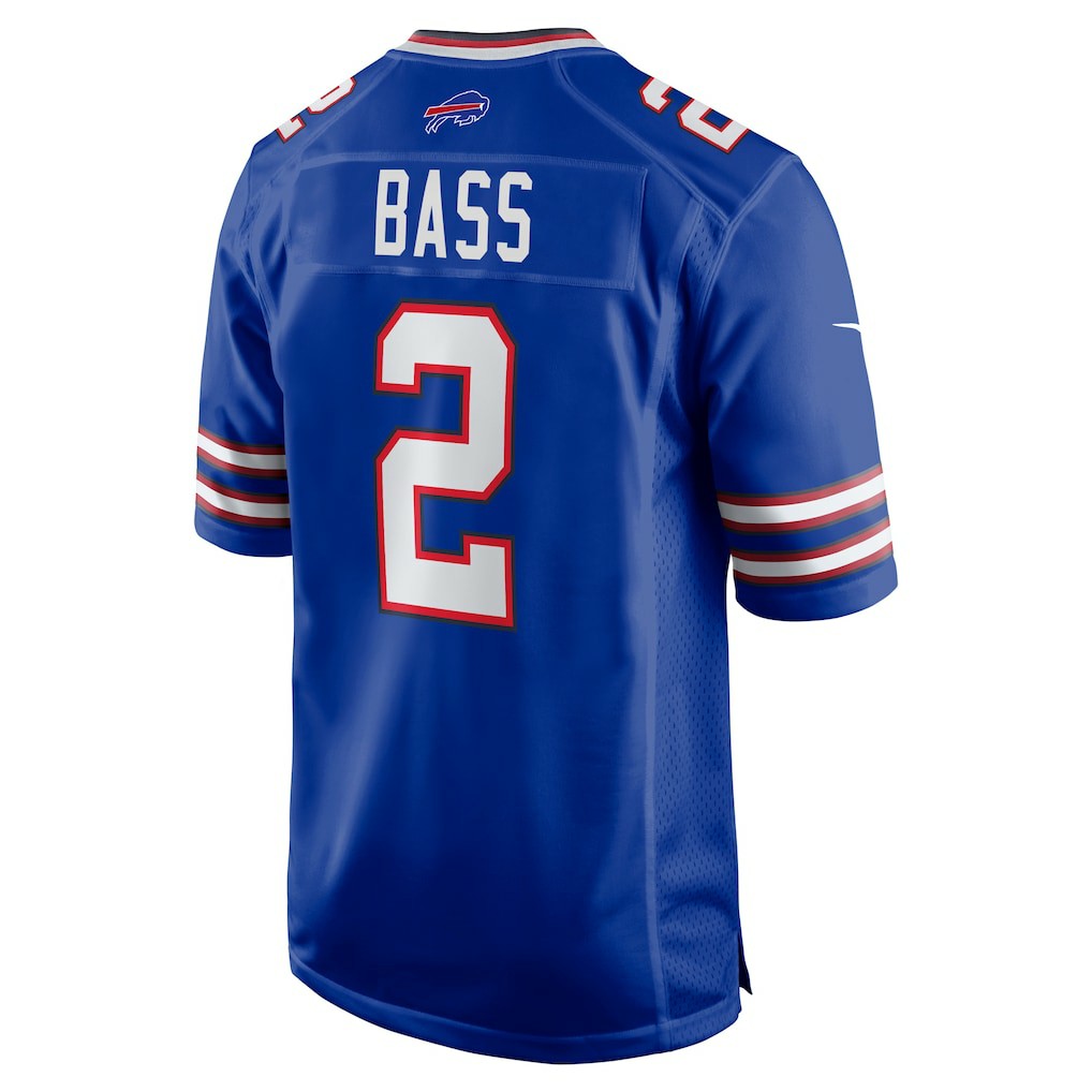 Tyler Bass Buffalo Bills Game Player Jersey Royal - Nike
