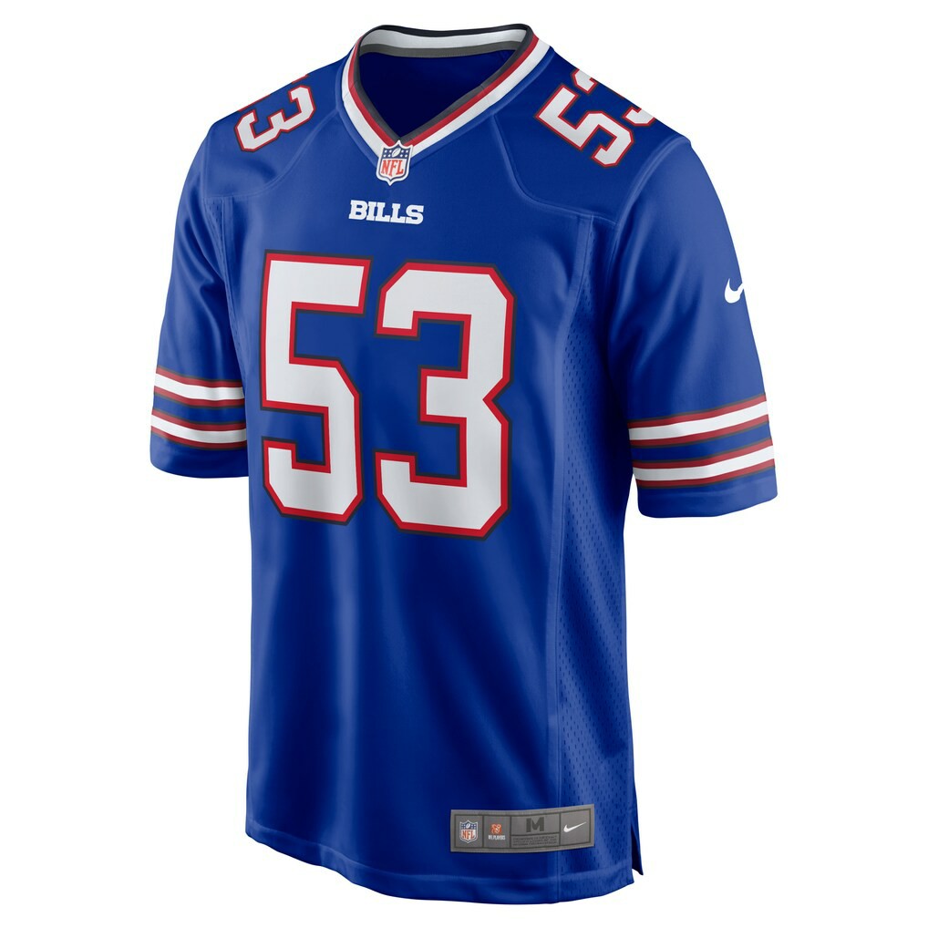 Tyrel Dodson Buffalo Bills Game Player Jersey Royal - Nike