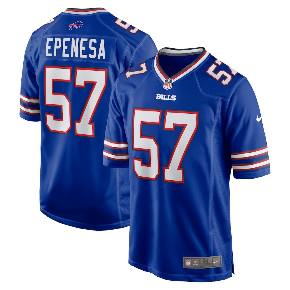 A.J. Epenesa Buffalo Bills Game Player Jersey - Royal | NFL Jerseys