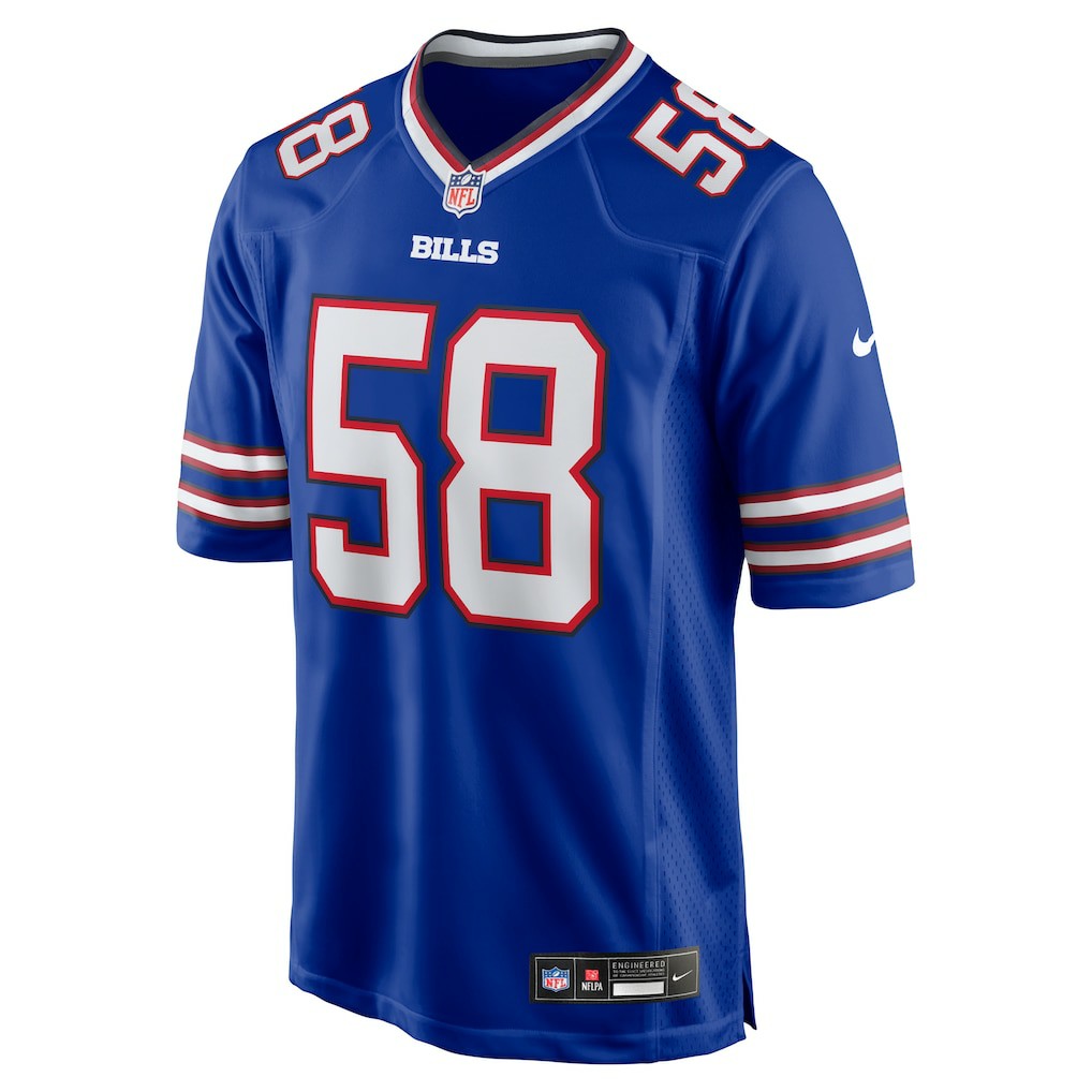 Matt Milano Buffalo Bills Game Player Jersey - Royal | NFL Jerseys