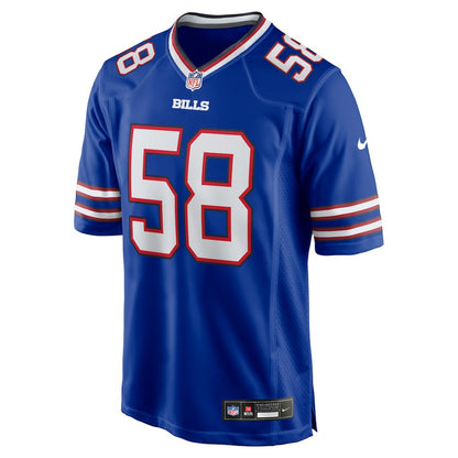 Matt Milano Buffalo Bills Game Player Jersey - Royal | NFL Jerseys