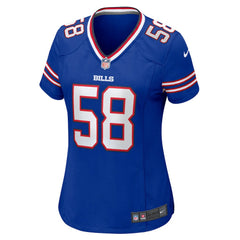 Matt Milano Buffalo Bills Women's Game Jersey Royal - Nike
