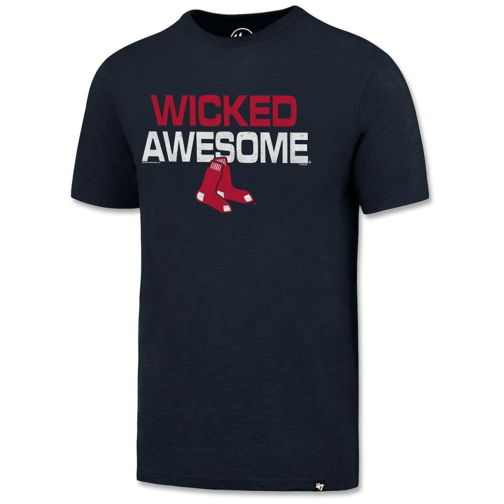 Boston Red Sox '47 Wicked Awesome Scrum T-Shirt On Sale