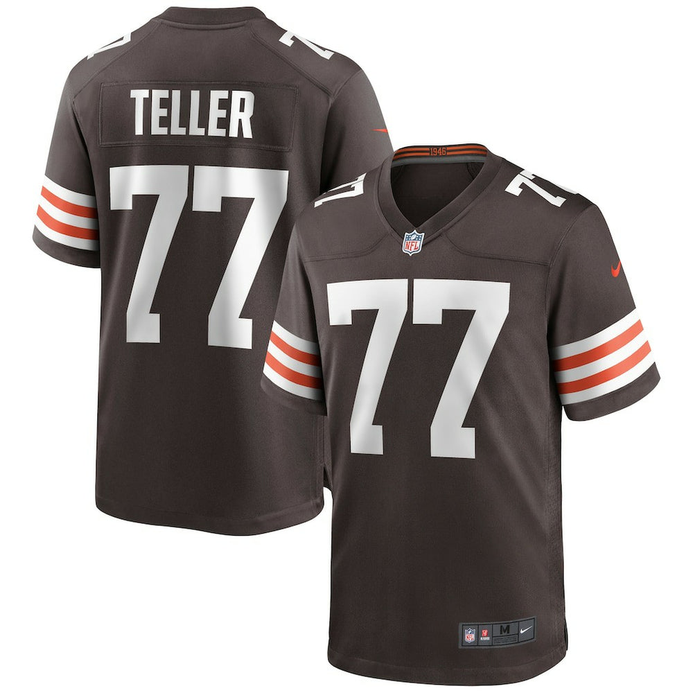 Wyatt Teller Cleveland Browns Game Jersey Brown - Nike