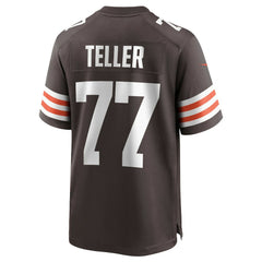 Wyatt Teller Cleveland Browns Game Jersey Brown - Nike