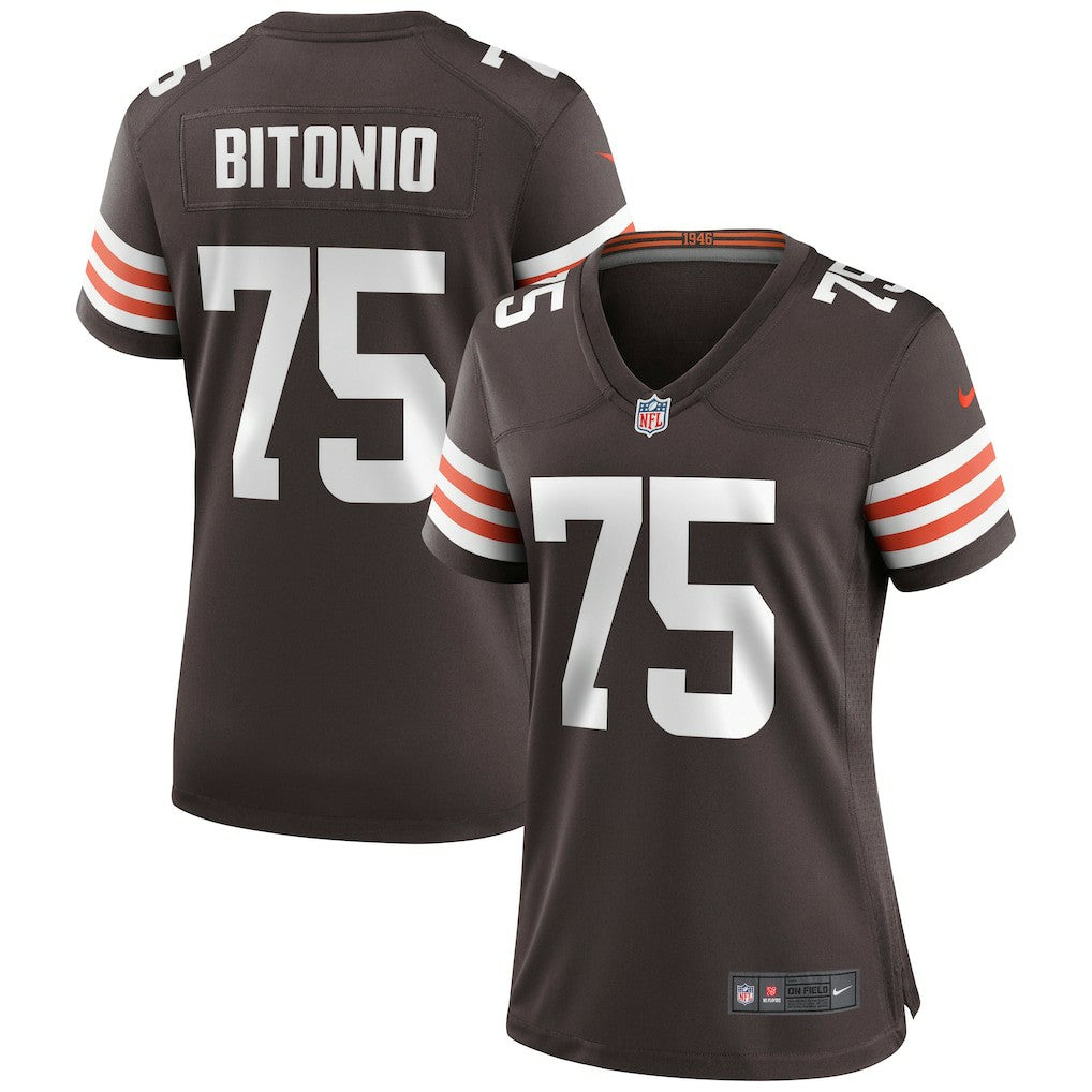 Joel Bitonio Cleveland Browns Women's Game Jersey Brown - Nike