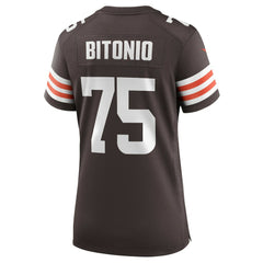Joel Bitonio Cleveland Browns Women's Game Jersey Brown - Nike