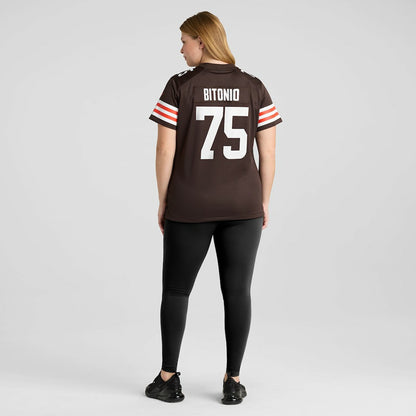 Joel Bitonio Cleveland Browns Women's Game Jersey - Brown | NFL Jerseys