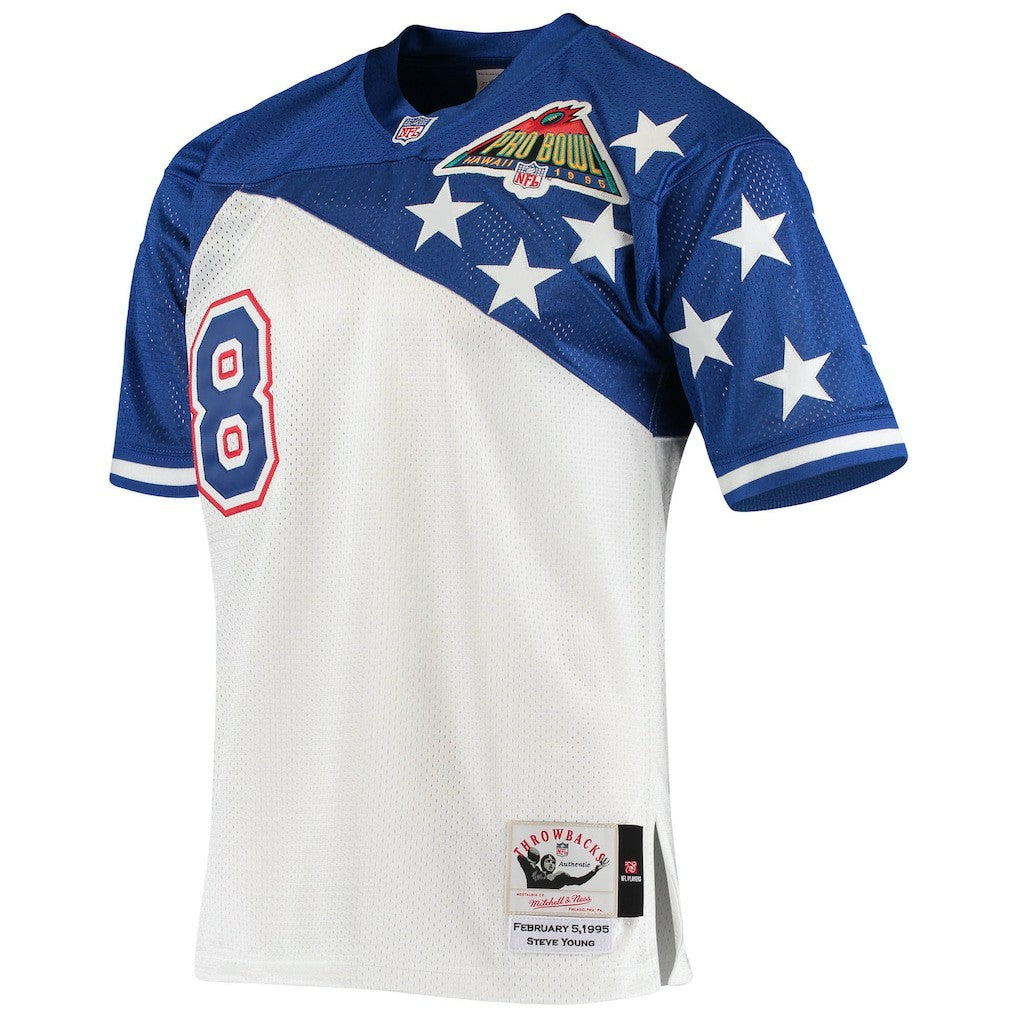 Steve Young NFC 1994 Pro Bowl Authentic Jersey White/Blue - Mitchell & Ness