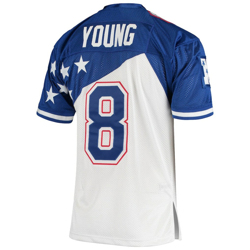 Steve Young NFC 1994 Pro Bowl Authentic Jersey White/Blue - Mitchell & Ness