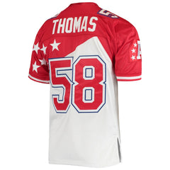 Derrick Thomas AFC 1995 Pro Bowl Authentic Jersey White/Red - Mitchell & Ness