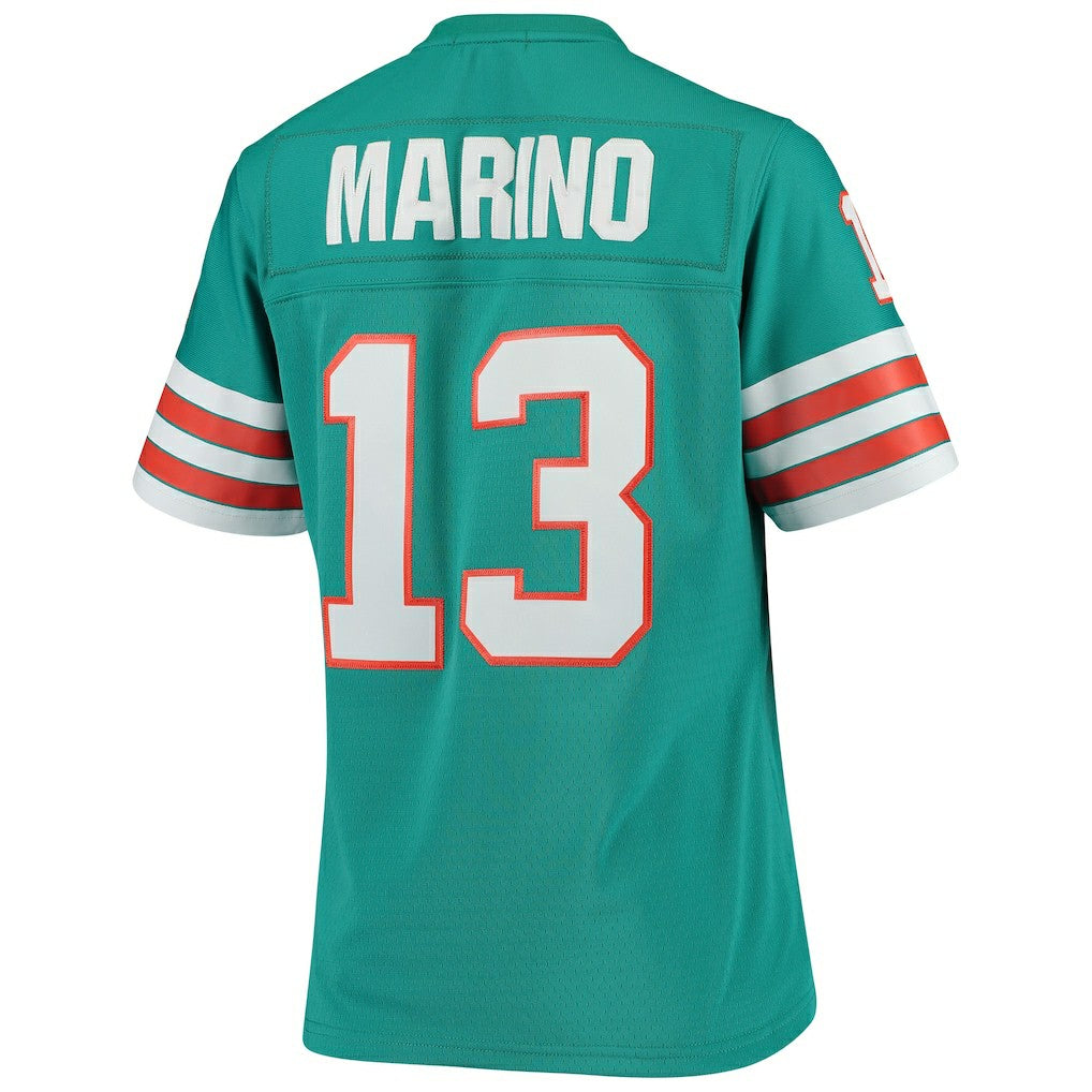 Dan Marino Miami Dolphins Women's 1984 Legacy Replica Jersey Aqua - Mitchell & Ness