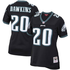 Brian Dawkins Philadelphia Eagles Women's Legacy Replica Team Jersey Black - Mitchell & Ness