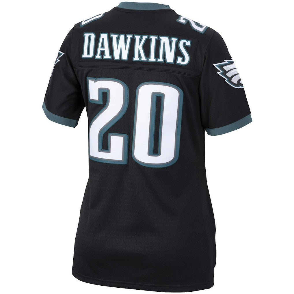 Brian Dawkins Philadelphia Eagles Women's Legacy Replica Team Jersey Black - Mitchell & Ness