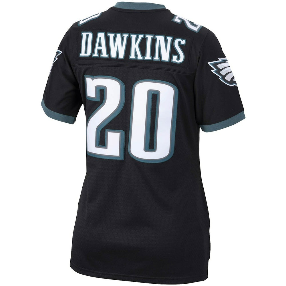 Brian Dawkins Philadelphia Eagles Women's Legacy Replica Team Jersey Black - Mitchell & Ness
