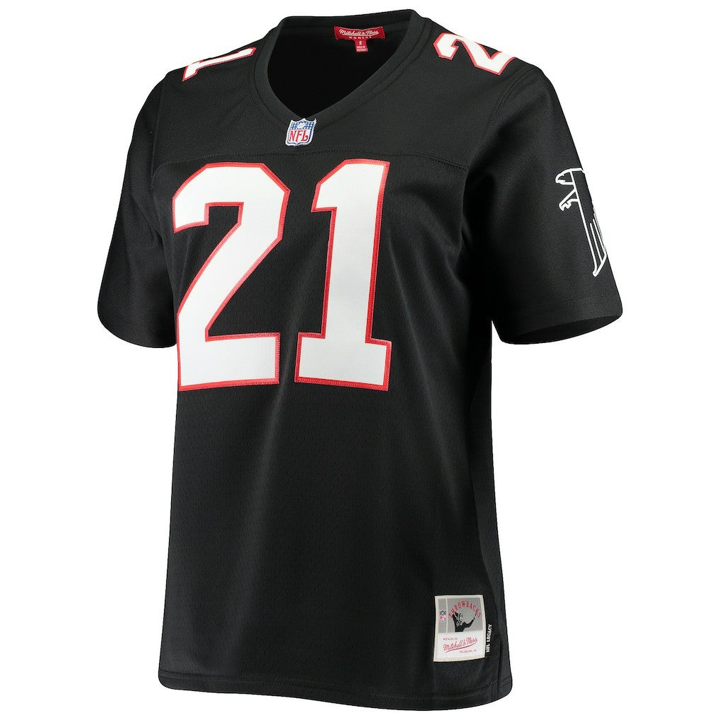 Deion Sanders Atlanta Falcons Women's Legacy Replica Team Jersey Black - Mitchell & Ness