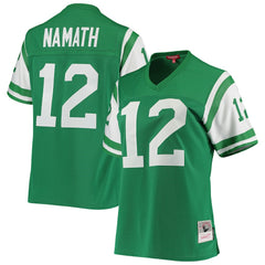 Joe Namath New York Jets Women's 1969 Legacy Replica Jersey Green - Mitchell & Ness